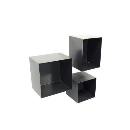 Wandkubus set van 3.