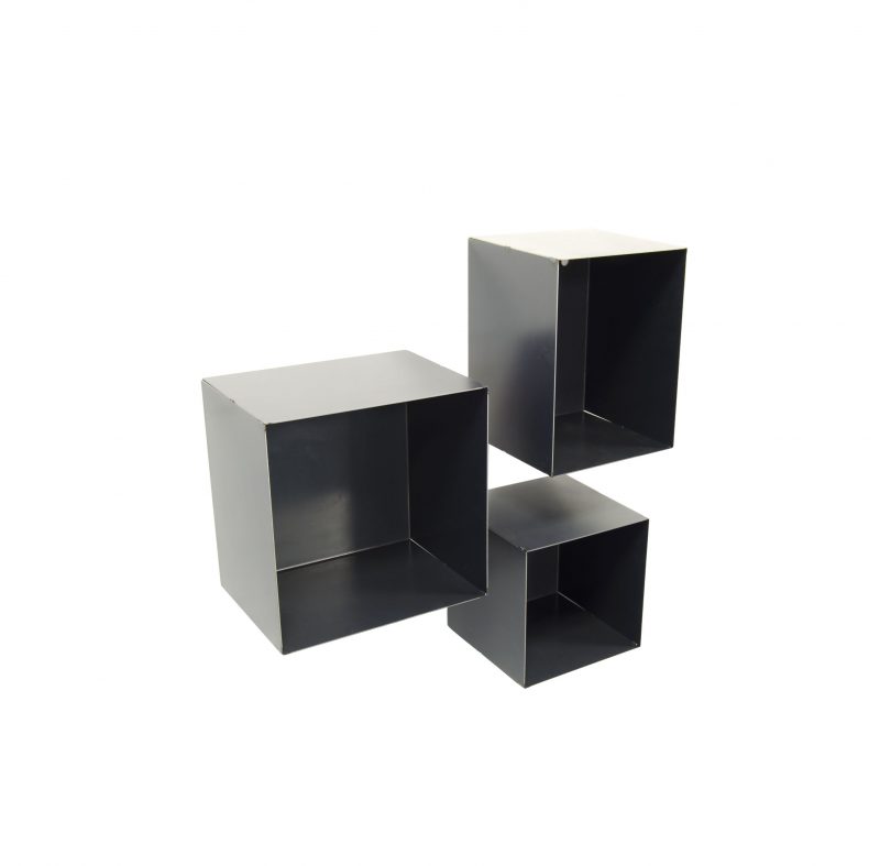 Wandkubus set van 3.